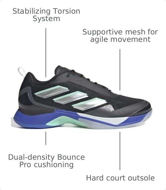 Image of Adidas Womens AvacourtTennis Shoe
