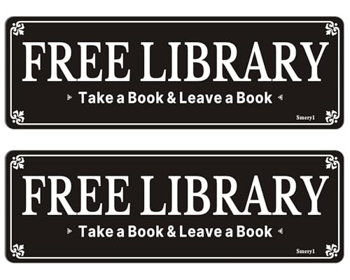 Smeryl Free Library Signs