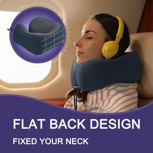 image for napfun Neck Pillow for Traveling, Upgraded Travel Neck Pillow for Airp