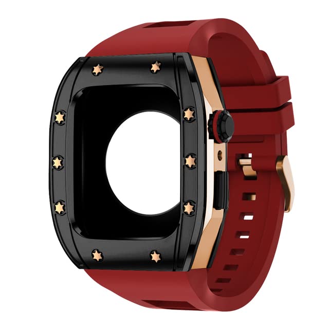 Boîtier en acier inoxydable anti-choc pour montre 44 mm