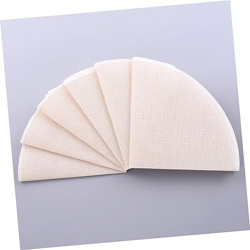 COOLHIYA 20個 蒸し器用 高耐熱綿 蒸? 丸型 ノンスティック蒸しパッド 食品のこびりき防止 家用蒸し