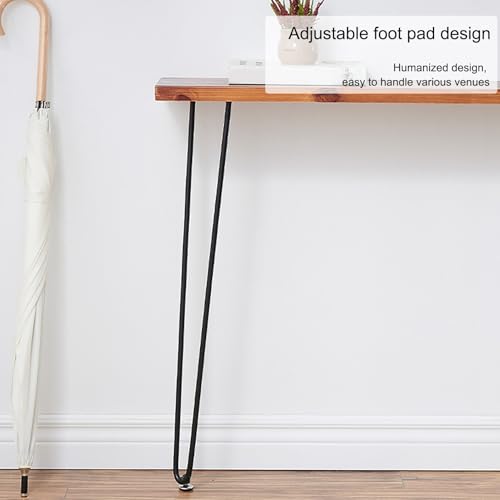 Mesa consola moderna de madera detrás del sofá para pasillo largo 7