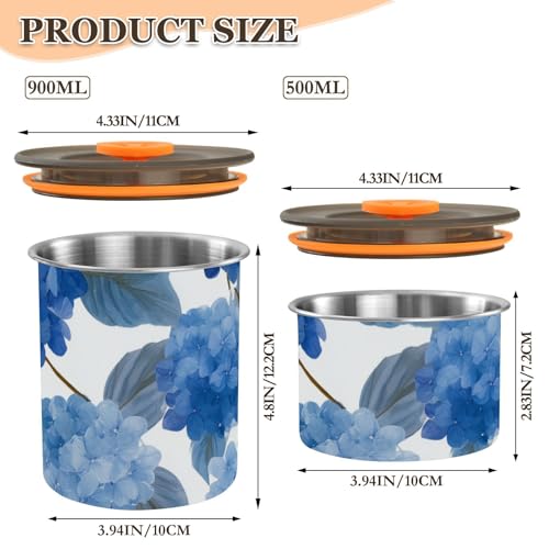 Contenedor para almacenamiento de café OTVEE acero inoxidable 900ml miniatura 3