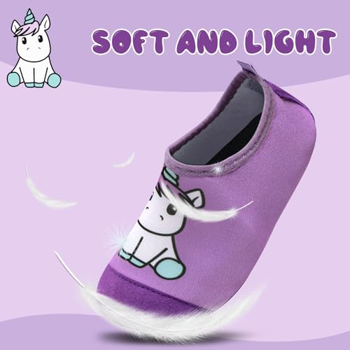 Image of Kids Water Shoes Girls Boys Outdoor Quick Dry Barefoot Aqua Socks for Toddler Sport Beach Swim Surf