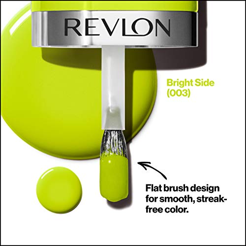 Image of REVLON Ultra HD Snap Nail Color, Natural Rich Glossy Polish, 100% Vegan Formula, No Base or Top Coat Needed, 003 Bright Side, 0.27 fl oz