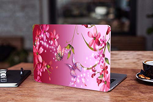 Image of GalaxsiaTM Butterfly D12 Vinyl Laptop Skin /Sticker /Cover /Decal Compatible for Any 15 inch-15.6 inch Inches Laptop (Hp /Dell /Sony /Acer /Lenovo /Asus. Etc) Or Notebook.