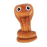 Flexibilité décorative : adaptée à la maison, au bureau ou à tout espace personnel, cette figurine de serpent en bois peut être placée dans divers environnements pour améliorer votre décor, mini sculpture de serpent, ornement chinois traditionnel