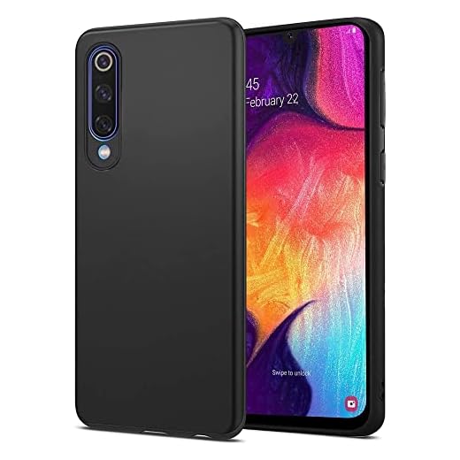 Posdou Hülle für Samsung Galaxy A50/A50s/A30s Handyhülle, Ultradünne Weich TPU Silikon Telefonhülle Kompatible mit SamsungA30s, Stoßfest Anti-Scratch Gummi Case Cover Galaxy A50s Schutzhülle, Schwarz