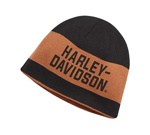 Wide Stripe Reversible Knit Hat 