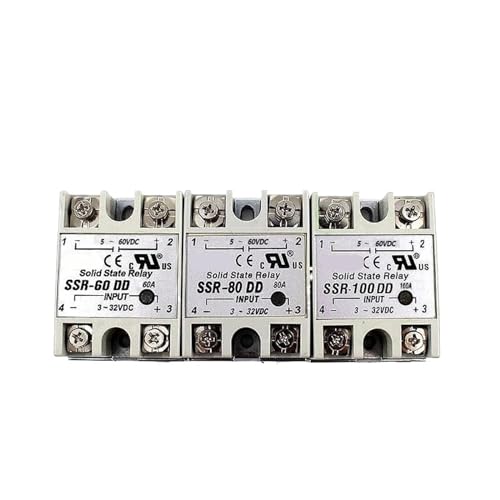 Relais à semi-conducteurs SSR-100DD 100A pour régulation thermique et automatismes DC 5-60V