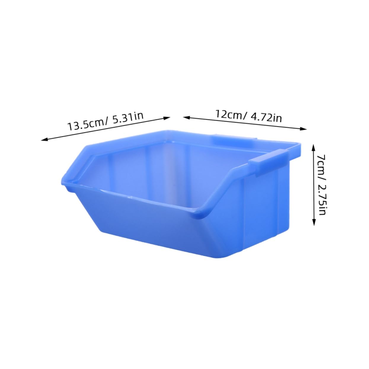 8 Pezzi Di Plastica Contenitore Organizer Impilabile Contenitore Di Stoccaggio Cucina Snack Ferramenta Scatole Di Stoccaggio Di io Scatole Di