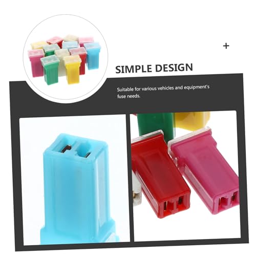 Kit de fusibles automotrices Cabilock, 12 piezas, con estuche organizador, compatible con autos, camiones, vehículos todo terreno y embarcaciones miniatura 4