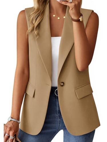 Loose Blazer Vest