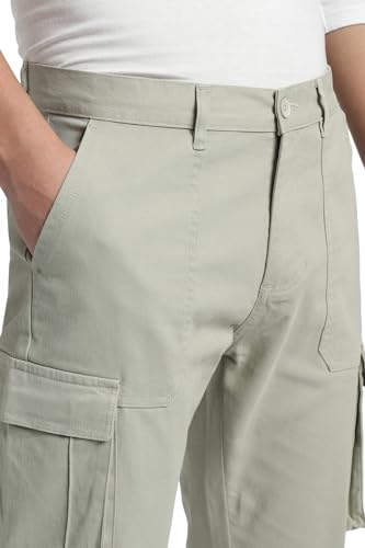 Image of Dennis Lingo Mens Cotton Lycra Mid Rise Relaxed Fit Solid Trousers