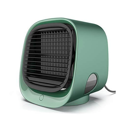 Mini refroidisseur d'air portable USB vert pour rafraîchir le bureau