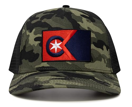 Image of International Tie City Hat for Men and Women, Adjustable Snapback Trucker Baseball Cap with Embroidered Patch