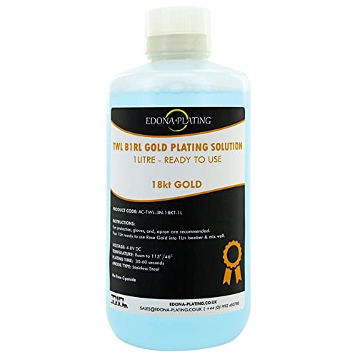 3N 18 Karat Gold Plating Solution - 1 Liter