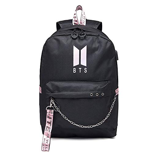 Mochila oxford k-pop bts Preto
