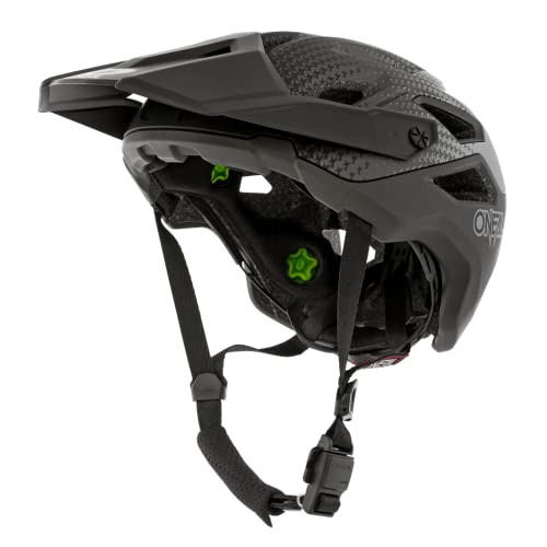 O'NEAL | Mountainbike-Helm | Enduro Trail Downhill | Polycarbonat Konstruktion, Schweißabsorbierendes Innenfutter, Robustes ABS | Helmet Pike IPX® Solid | Erwachsene (Schwarz, Groß)