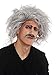 WIG ME UP- 31999-FR68A Peluca Carnaval Halloween Einstein científico Loco Abuelo Profesor...