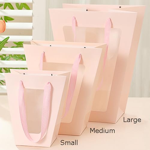 Fenêtre trapézoïdale pour bouquet de fleurs emballage stable
