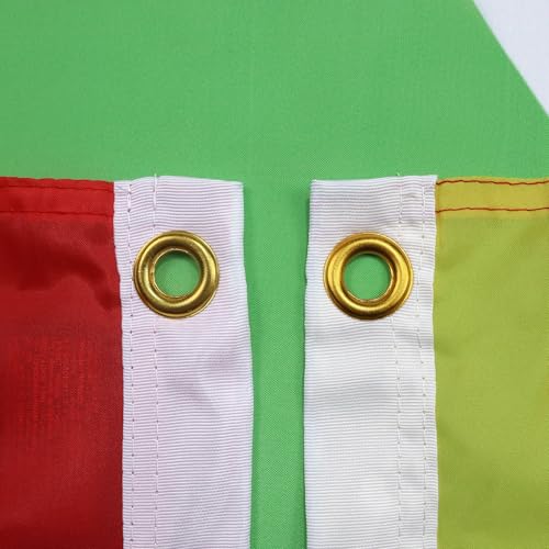 Image of AZ FLAG - Burma Flag - 2x3 Ft - 100D Polyester Myanmar - Burmese Banner with Two Metal Grommets - Fade Resistant - Vivid Colors - 2' x 3' Feet - 90x60 Cm