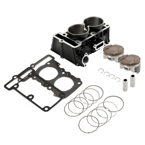 Frezon Kit de junta de pistão de cilindro de furo grande 346ccm 67 mm adequado para Kawasaki EX300 N