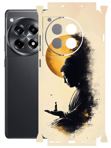 Image of AtOdds - Full Body Back Screen Guard Protector Film - Lamination Wrap Skin Sticker Compatible with ONEPLUS 12R (5G) | Scratchproof Matte Finish (Divine)