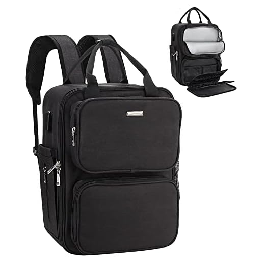 Makeup Backpack, Relavel Large Makeup Case Professional Makeup Artist Travel Train Case Cosmetic Bags for Women Makeup Brush Case Storage Organizer, Water-resistant Oxford and Lining, with Adjustable Dividers