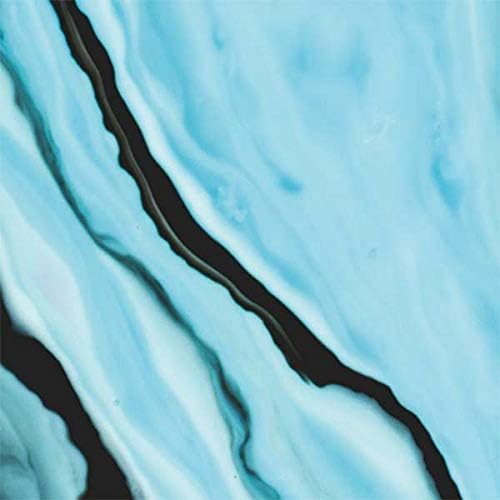 Skinit Decal Gaming Skin Compatible with 2DS XL (2017) - Originally Designed Aqua Blue Marble Ink Design