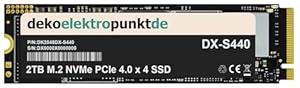 dekoelektropunktde 2TB M.2 NVMe Gen4 SSD Festplatte passend für Acer Aspire 5 A517-58GM-50GB, Alternatives Ersatzteil 2280 PCIe 4.0 x 4