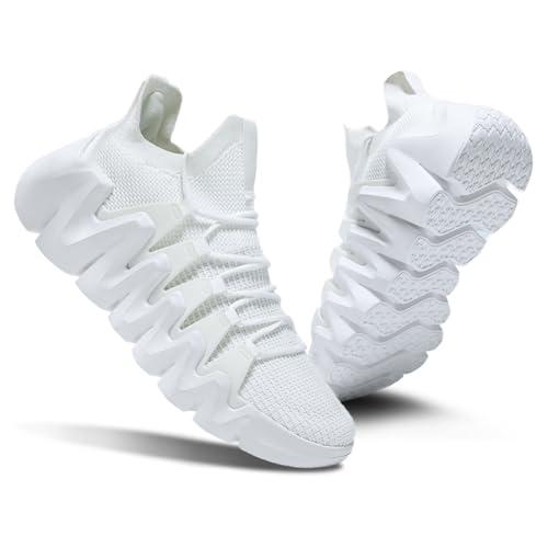 Mens Fashion Sneakers Slip on Tennis Shoes Breathable Casual Running Shoes for Men Fashion Athletic Workout Gym Jogging