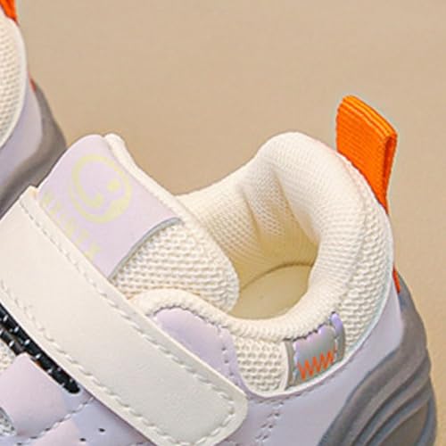 IWIHMIV Girls Sneakers Kids Non Slip Soft Soled Tennis Shoes Boys Casual Lightweight Breathable Running Walking Shoes3