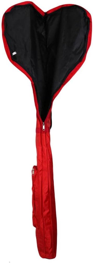 Bag with Adjustable Shoulder Strap Golf Club Carry Case Lightweight Nylon Golf Ball Pouch Wear-Resistant Suitable for Training, Red