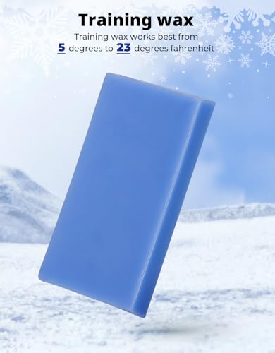 image for DEERFAMY Complete Basic Snowboard Tune Kit with Wax, Ski Snowboard Wax