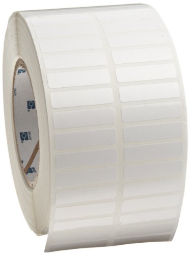 Promo Discount Up To 70% Off Brady THT-147-422-10 1.5" Width x 0.375" Height, B-422 Permanent Polyester, Gloss Finish White Thermal Transfer Printable Label (10000 per Roll)