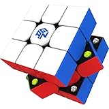 GAN 356M 磁石内蔵 競技用キューブ 3x3 ステッカーレス版(Lite ver. 2020, no Extra GES)3x3x3 超スムーズ ステッカーレス 正規品