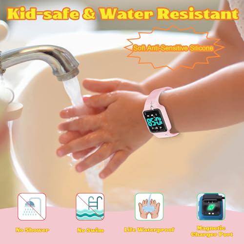 Image of Toddler Potty Training Set - Potty Training Watch with Musical /Vibration Countdown Alerts, Fun Board Book, Progress Chart & Reward Stickers - Interactive Potty Training Kit for Kids Ages 2-6