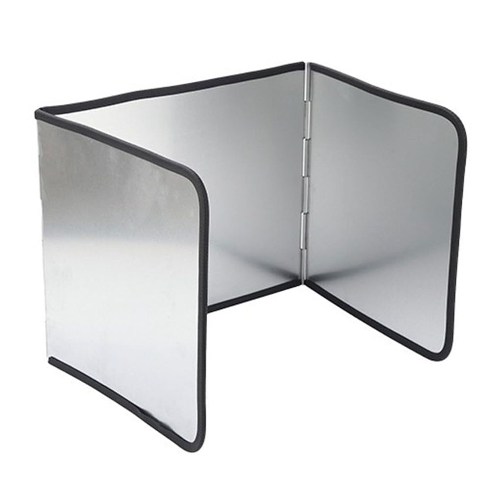 Aundhegrtt Nonstick Oil Splatter Guard Stainless Steel Splatter Guard Foldable Oil Splash Board Heat Insulation Board for Stove Top