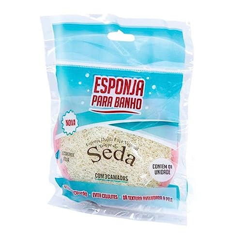 Esponja Vegetal Toque de Seda Dupla Face Três Camadas C/1