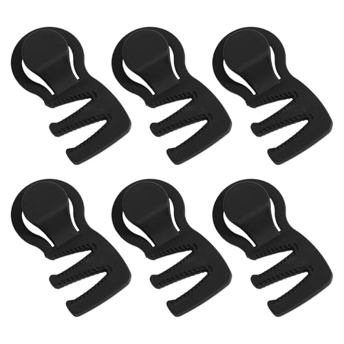 6 abrazaderas de sujeción para tienda de campaña, abrazaderas de cubierta de coche, pinzas de agarre portátiles, accesorios para tiendas de campaña, accesorios para mochileros al aire libre