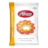 Albanese Candy, Gummi Peach Rings, 4.5-pound Bag