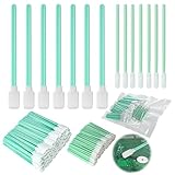 200 Stück Reinigungsstäbchen, Sterile Wattestäbchen, Mini Reinigung Stäbchen Lang Stäbchen Schwammpinsel Abfluss Sticks für Elektronik, Optik, Objektiv, Kamera, Kunst, Handwerk, Nähmaschine