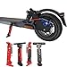 HYGJ Parking Stand Béquille Support de Pied pour Xiaomi M365/1S/PRO/ PRO2/Essential Lite/Max G30 Trottinette Peut être allongé et Raccourci Accessoires de Stationnement (Noir avec Rouge)