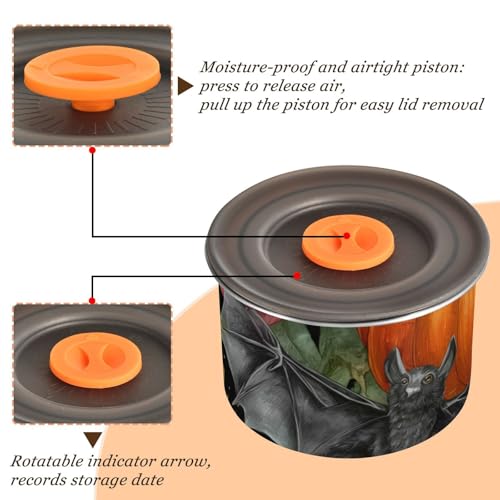 Contenedor Hermético para Café de Acero Inoxidable 900ml miniatura 4