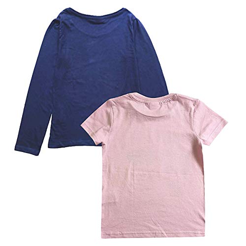 Image of TuddyBuddy 100% Cotton Full Sleeves Half Sleeves Baby Girl's Top Cum T-Shirt for Summer