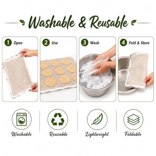 Image of Mesh Food Drying Cover Net with Zipper Closure for Grain Drying, White Protective Mesh Cover for Terrace, Balcony and Outdoor Drying (28 X 38 INCHES)