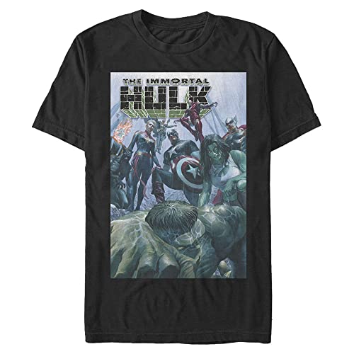 T-shirt Hulk Marvel avec finitions robustes et tissu haut de gamme pour homme fort