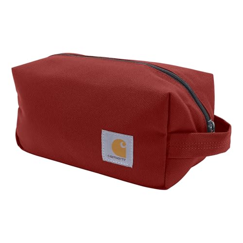 Carhartt Durable Travel Kit Organize Essentials W/the Water Resistance Toiletry Bag Industry Red