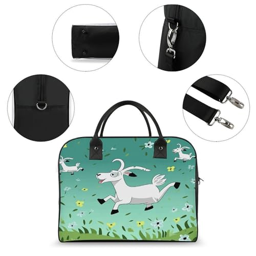 Maletín ligero para portátil unisex casual ajustable miniatura 6